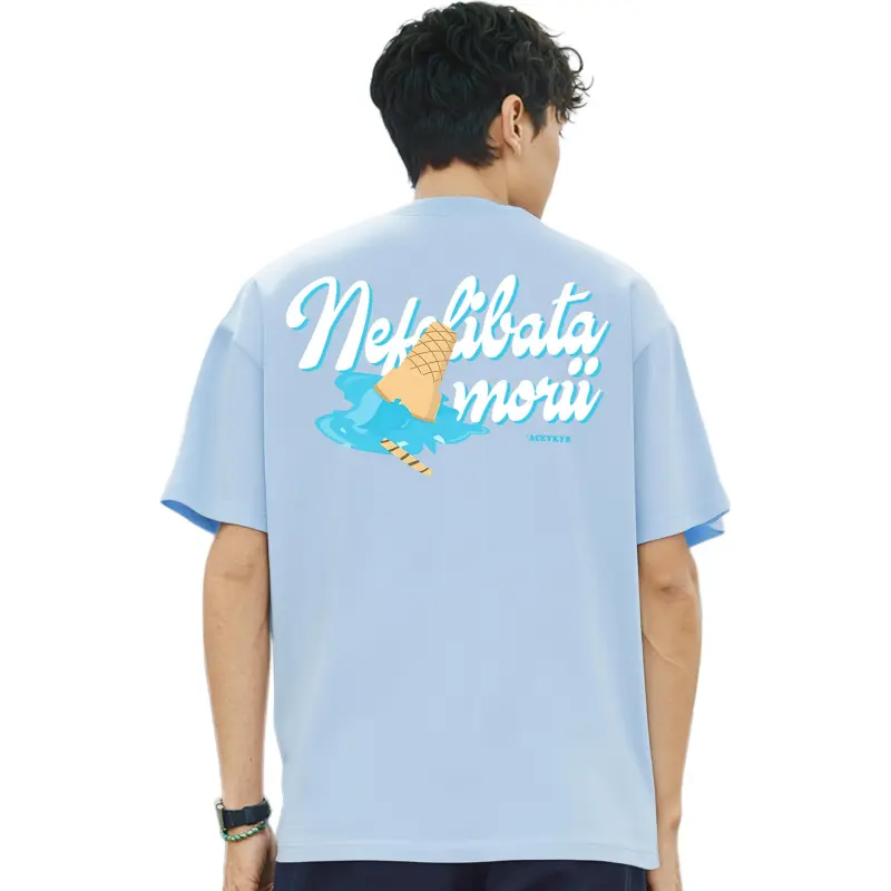 YK&YB T Shirts Unisex Sky Blue-2