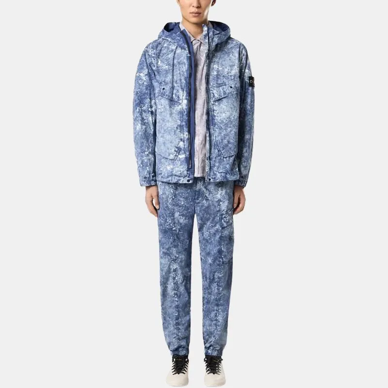 STONE ISLAND White Pigment Paracadute Stretch TC Jacket-1