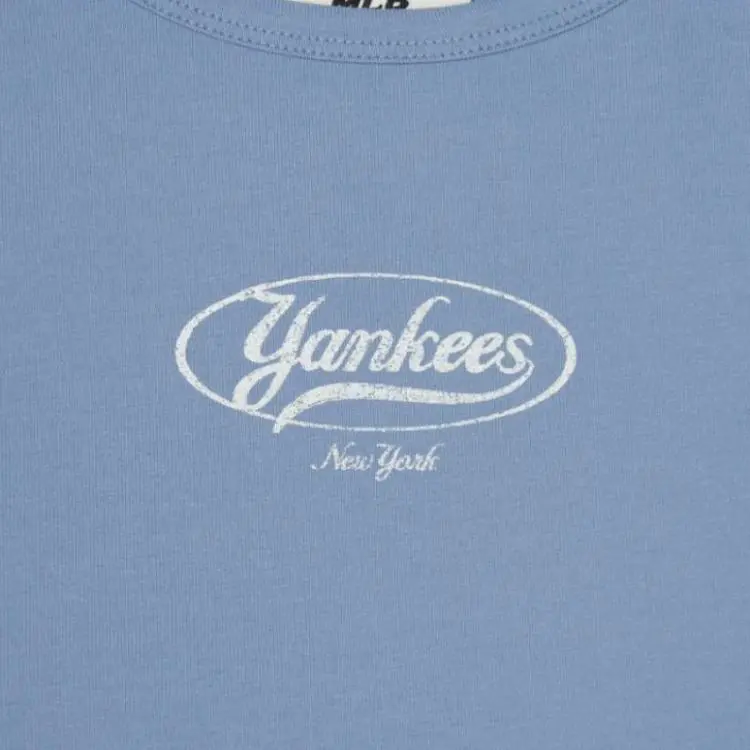 MLB New York Yankees Tank Top Women's Light Indigo-6