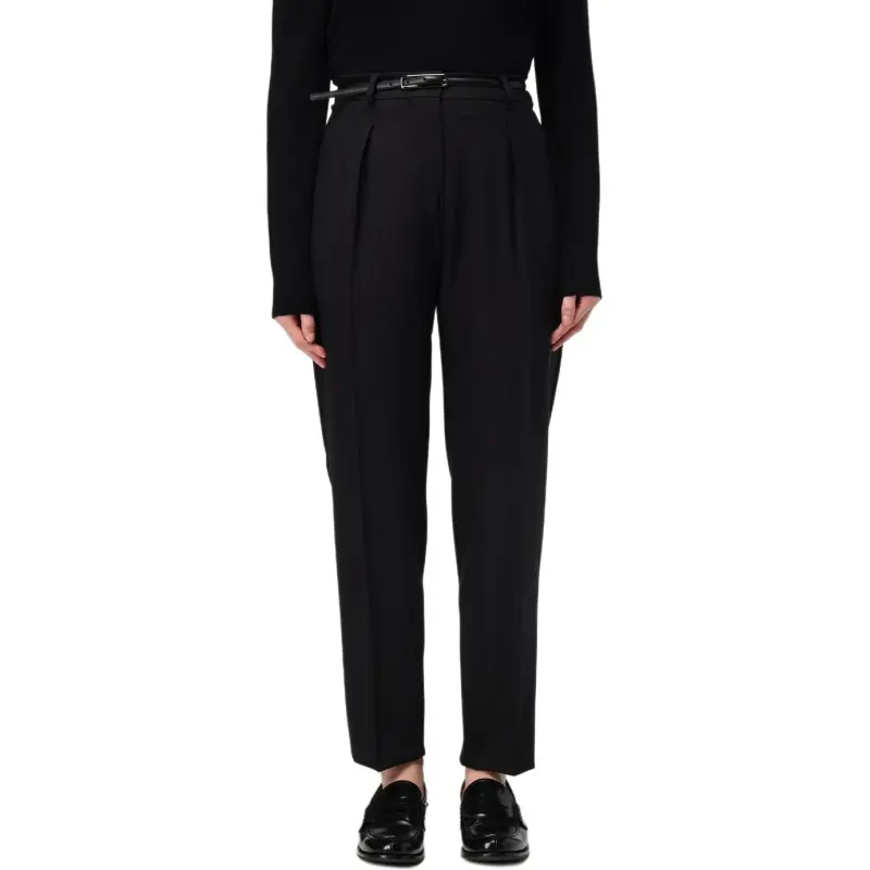 MaxMara Studio Max Mara Belted High Waist Trousers-2