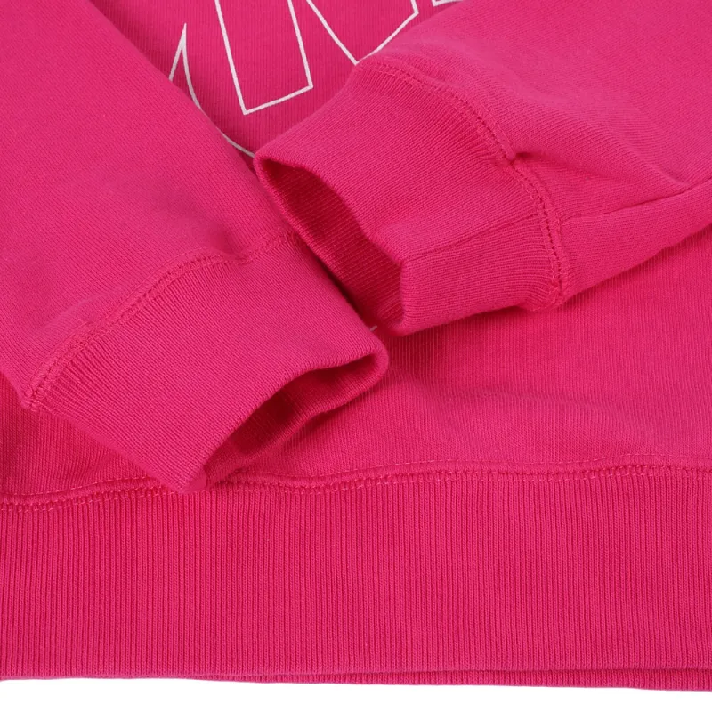 Nike RALLY CREW Sweatshirt Women's Rose Red-4