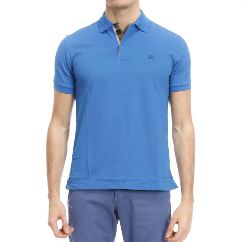 Burberry Polo Shirts Men Blue-6