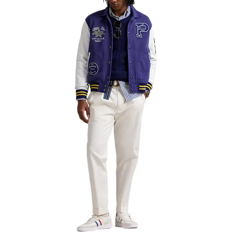 Polo Ralph Lauren Lightweight Athletic Fleece Varsity Jacket-1