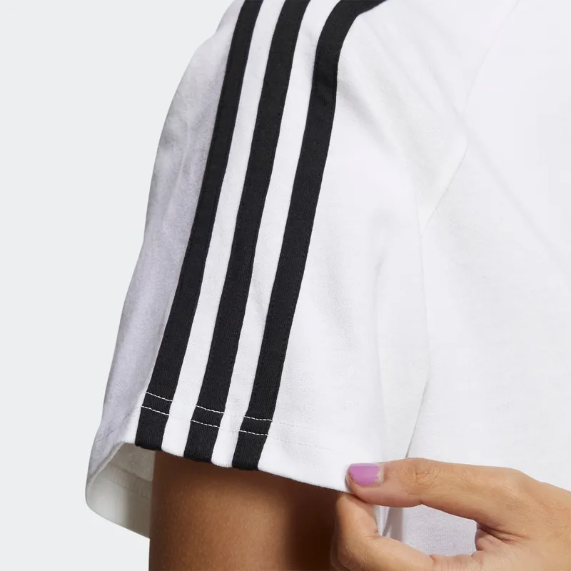 Adidas Neo Raglan Sleeve T Shirt Women's White-5