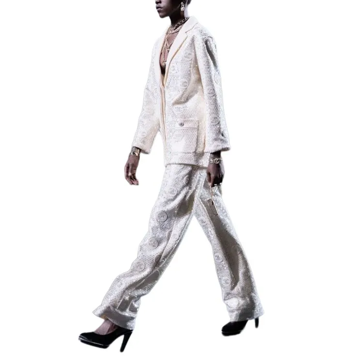 CHANEL Casual Pants Women's White-1