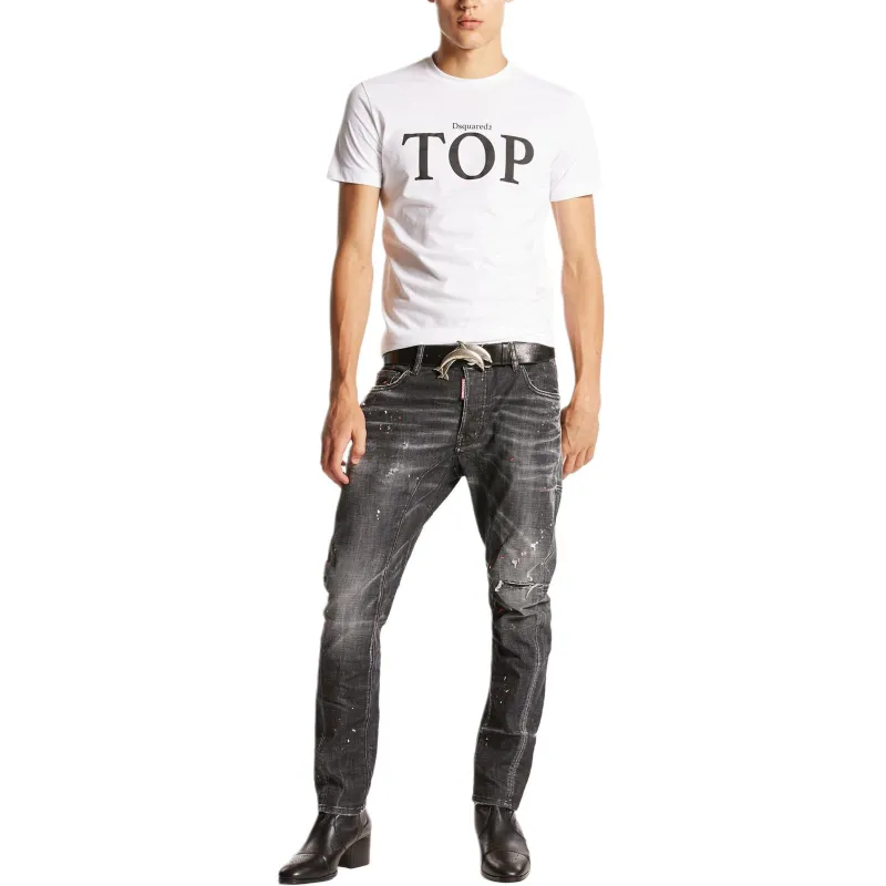 DSQUARED 2 Distressed Paint splatter Jeans-2