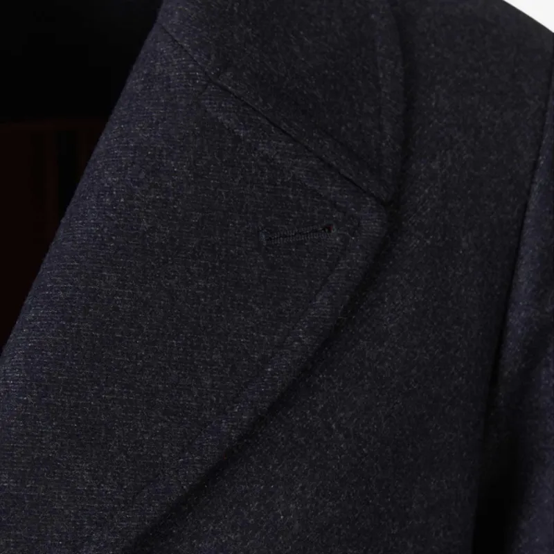 Loro Piana Coats Men Black-2