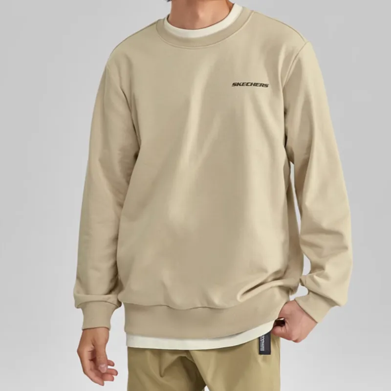 Skechers Colorful Sweatshirt Men's Irish Cream-2