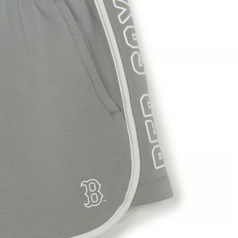 MLB Boston Red Sox Sports Shorts Women's Light Gray-2