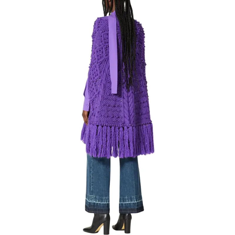Valentino Sleeveless Dresses Women's Purple-3