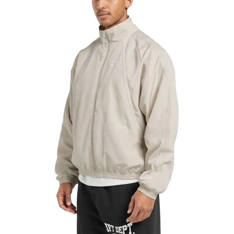 GYMSHARK FW24 Jackets Coats Men's Ecru-3