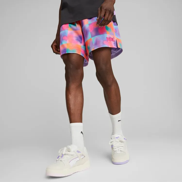 PUMA X 8enjamin Co-branded Series Casual Shorts Men Pink-4