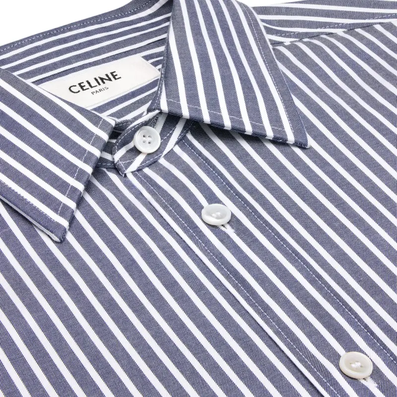 CELINE Shirts Men Light Blue-3