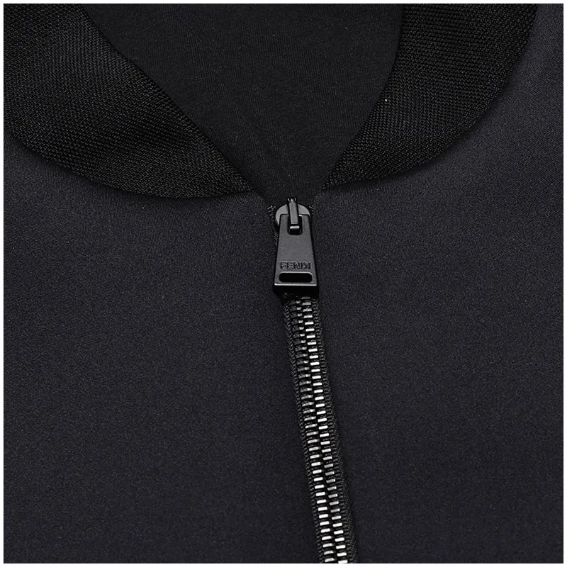 FENDI Jackets Coats Men's Black-5