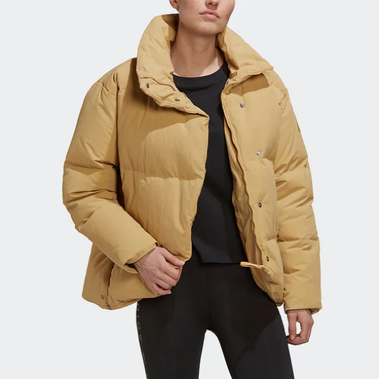 Adidas Down Jacket Women's Light Gold-2