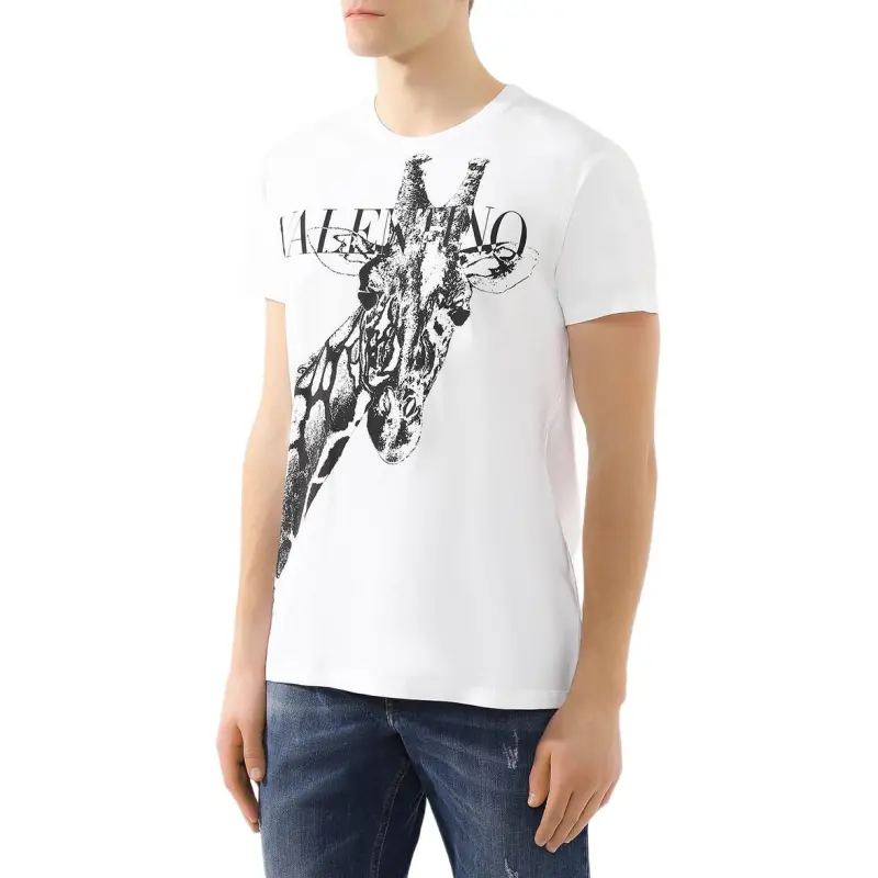 Valentino T Shirts Men White-5