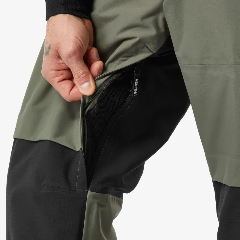 DECATHLON Ski Pants Men's Green-4