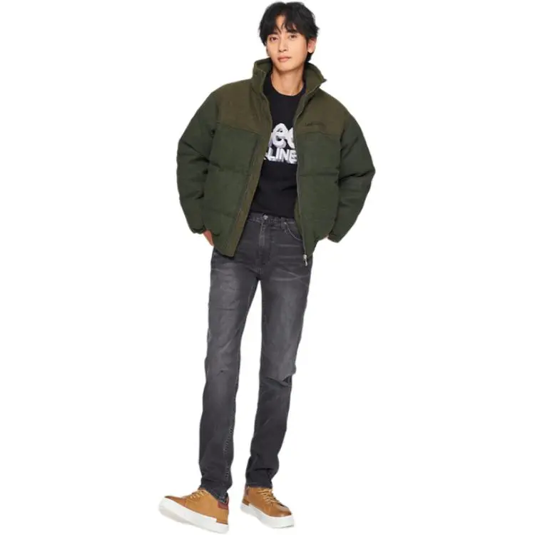 Lee FW24 Down Jacket Men's Olive Green-2