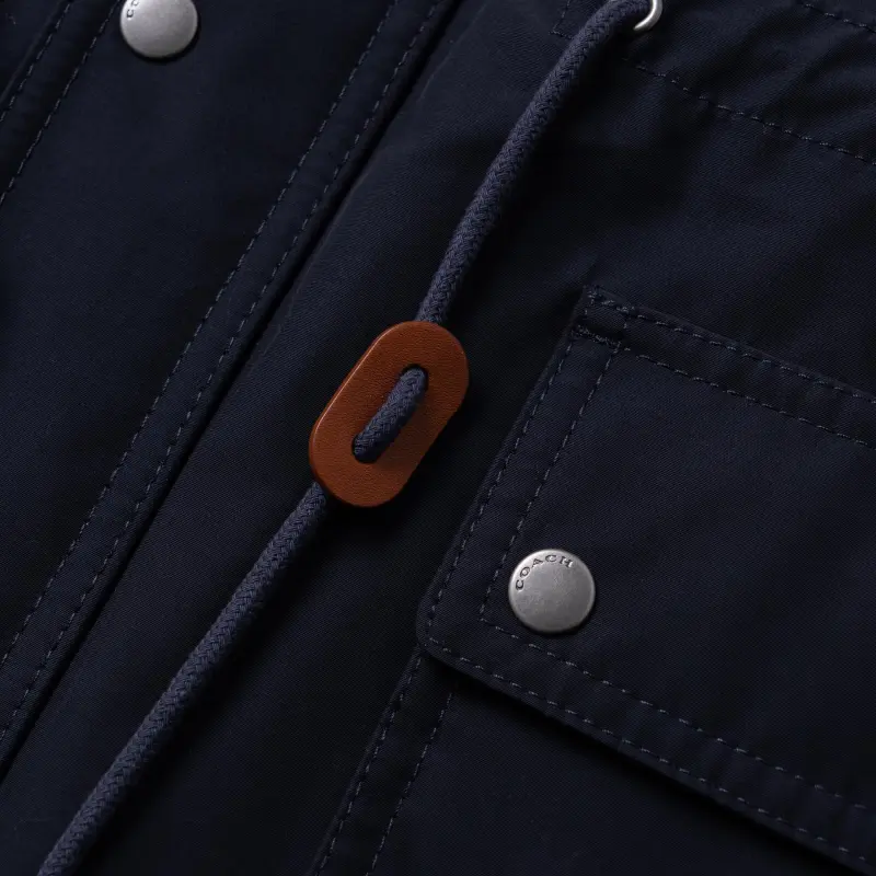COACH Parka Coats Men Blue-4