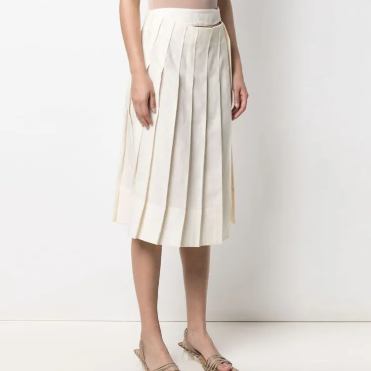 Jacquemus La Jupe Plissee 'Light Beige'-3