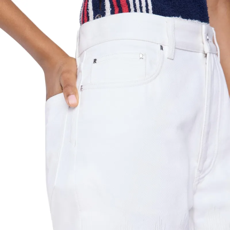 Paco Rabanne SS25 Jeans Women's White-5
