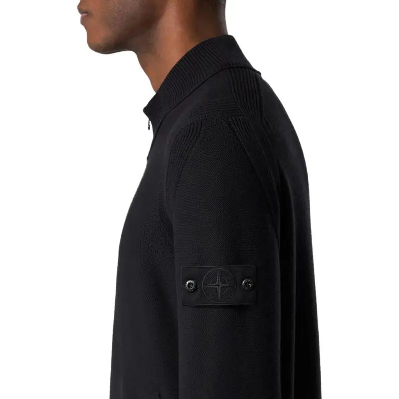 STONE ISLAND Ghost Collection SS25 Knitwear Men's Black-2
