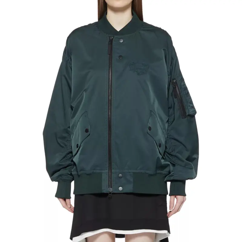 Onitsuka Tiger Jackets & Coats Unisex Dark Green-2