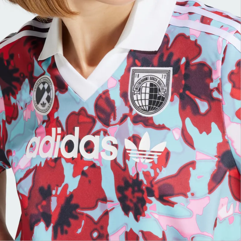Adidas Originals T Shirt Women's Light Scarlet-4