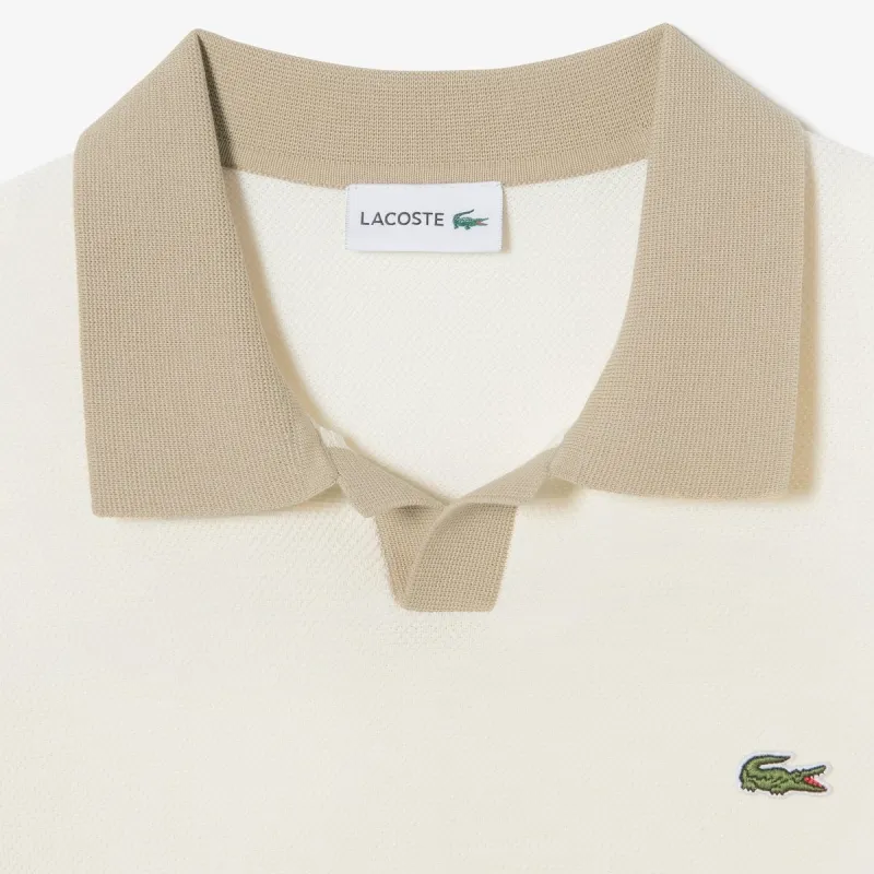 LACOSTE Polo Shirts Men Cream-1