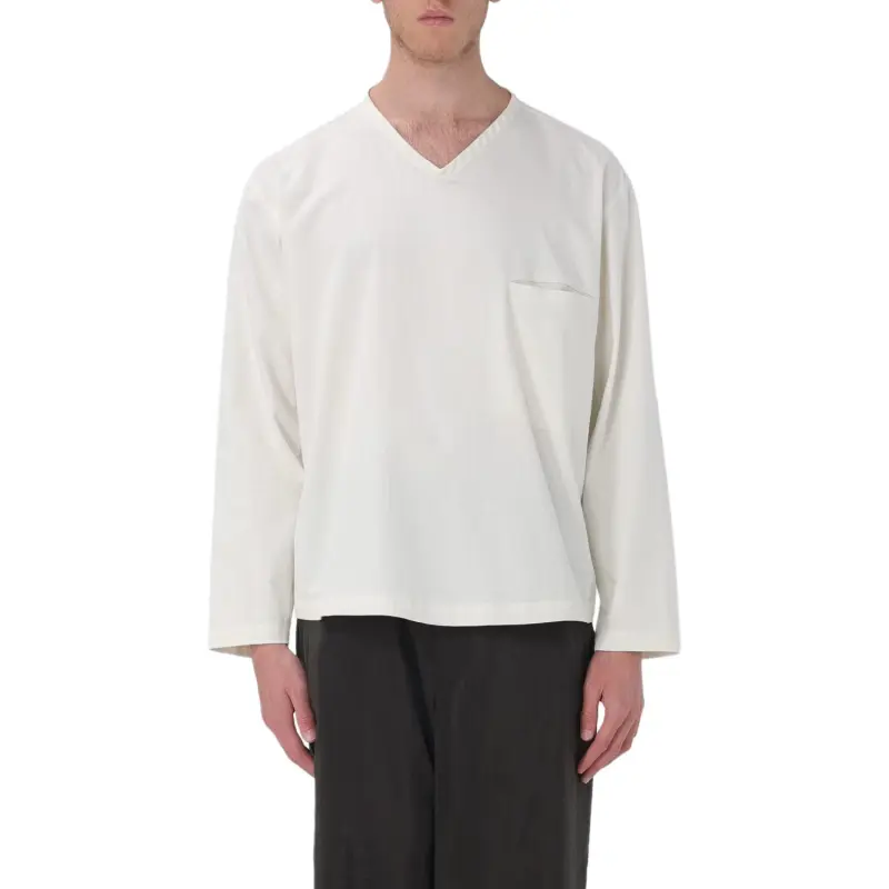Lemaire V neck Cotton T shirt-3