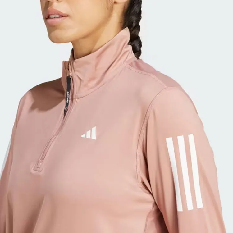 Adidas Free Shipping With AdiClub Own The Run Half Zip Jacket-3