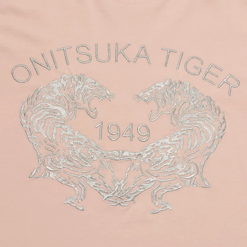 Onitsuka Tiger T Shirt Unisex Light Pink-2