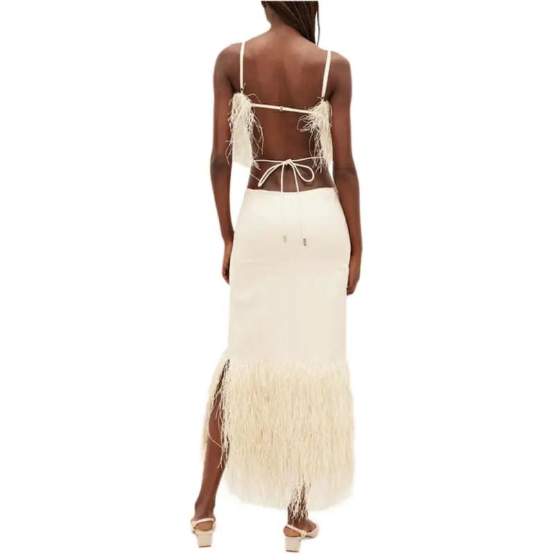 Jacquemus La Robe Raphia Cut Out Open Back Midi Dress-4