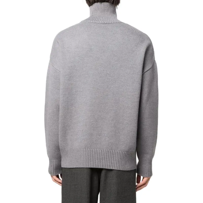 Ami Paris Ami De Coeur Roll neck Jumper-3