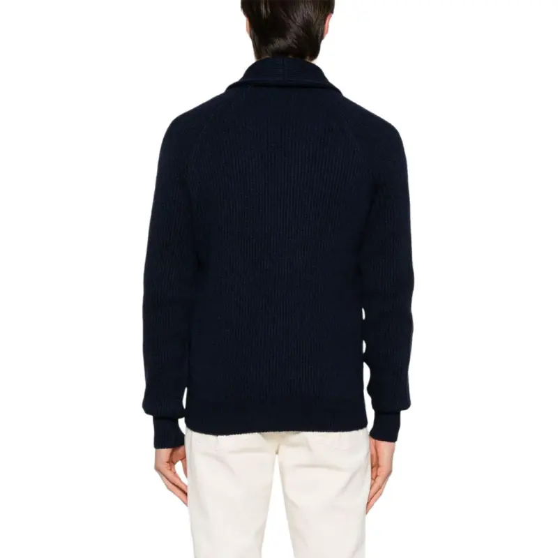 Brunello Cucinelli Shawl Lapel Knitted Cardigan-4