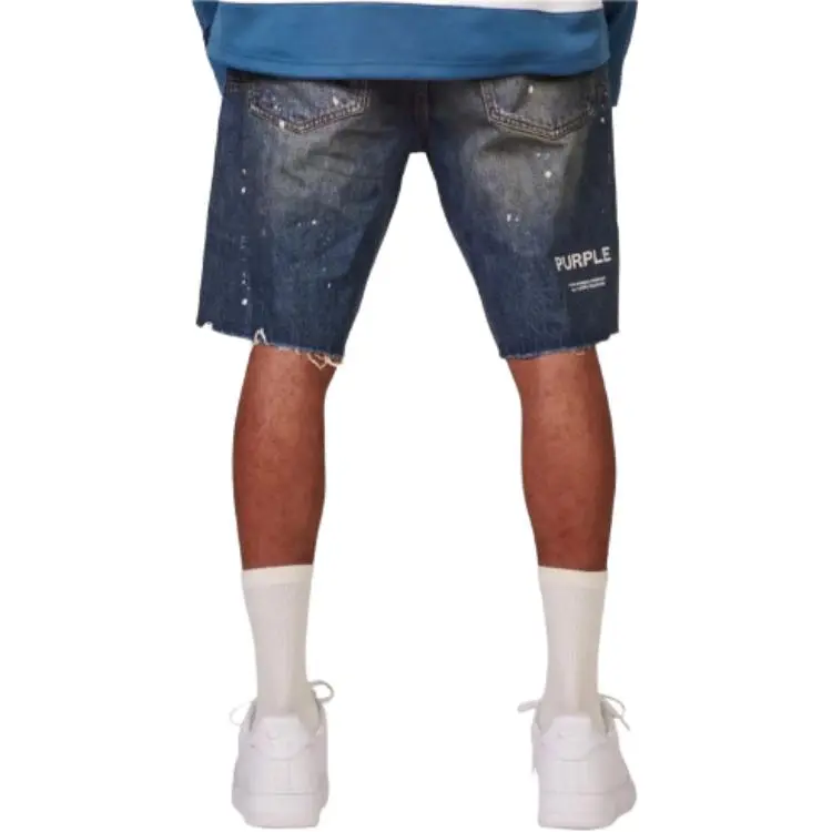 PURPLE-BRAND Denim Shorts Men's Dark Blue-1