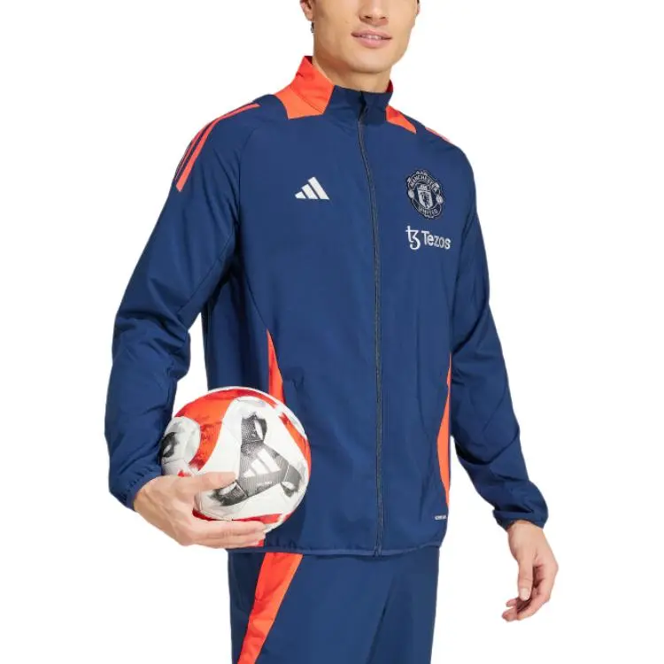 Adidas Manchester UnitedTiro 24 Jacket Men's Midnight Blue/Bright Red-3