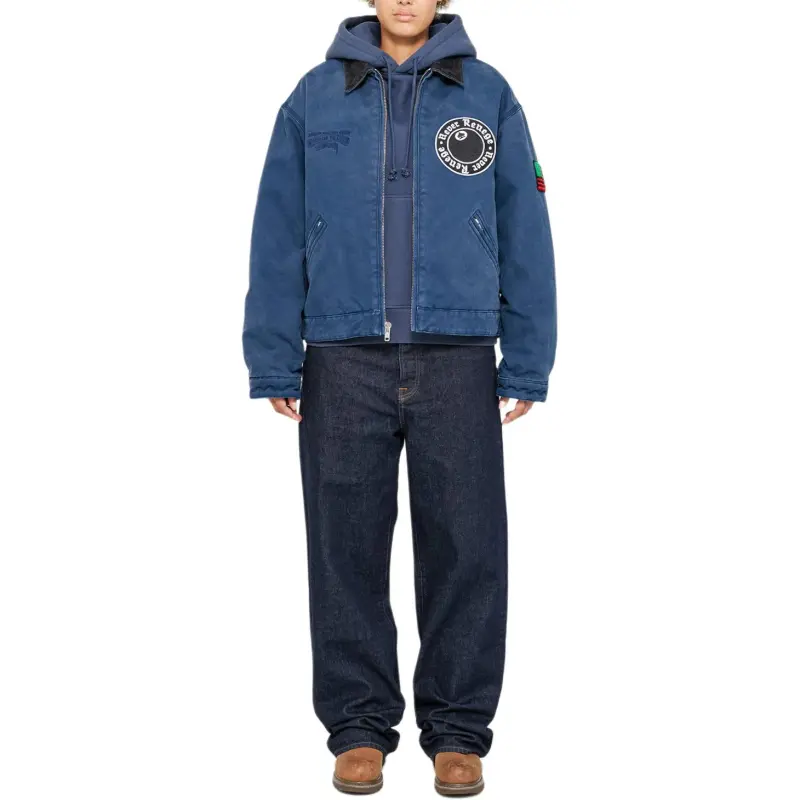 Denim Tears X Stussy Never Renege Canvas Work Jacket-4