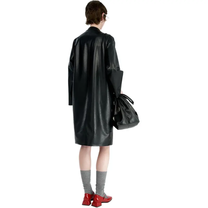 III VIVINIKO Trench Coat Women's Black-1