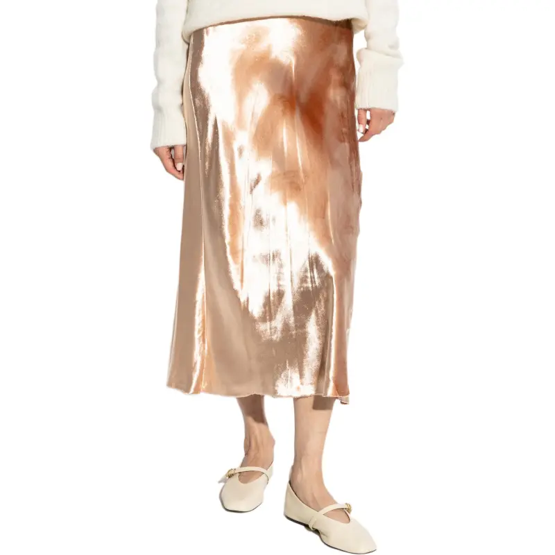 TORY BURCH Velvet Pleated Skirt-1