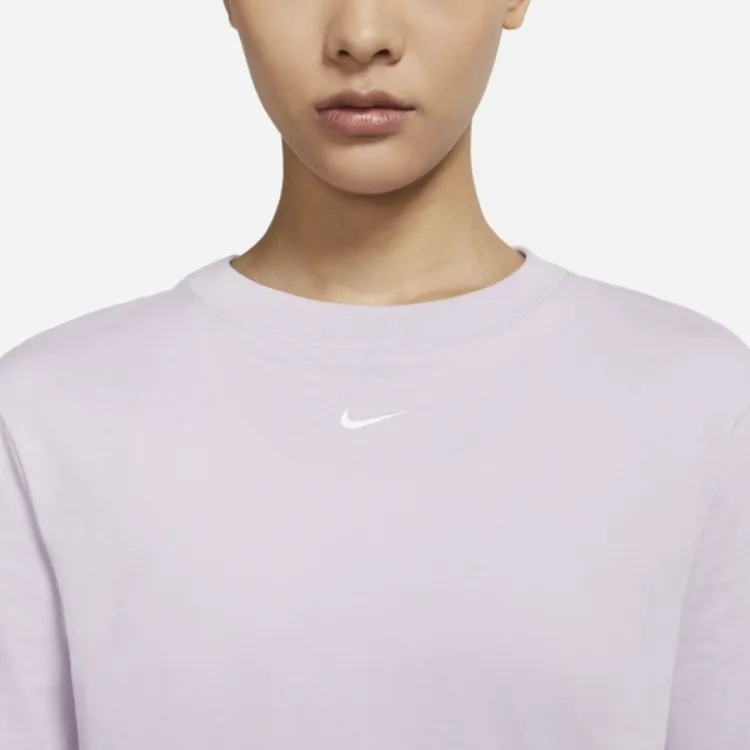 Nike Drop Shoulder Sleeve T Shirt Women's Light Purple-4