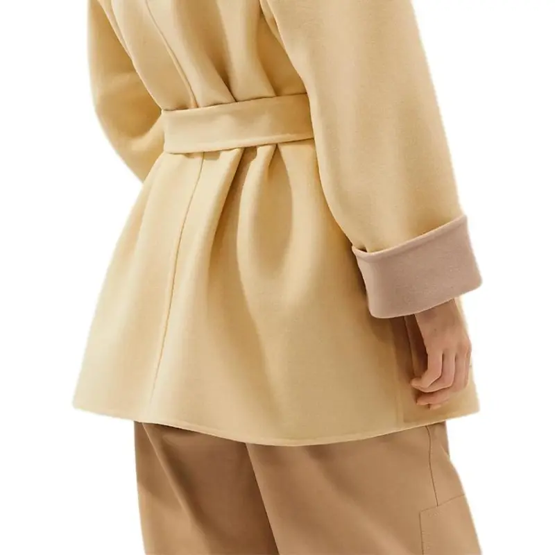 HERMES Coat Women's Aurora Yellow-3