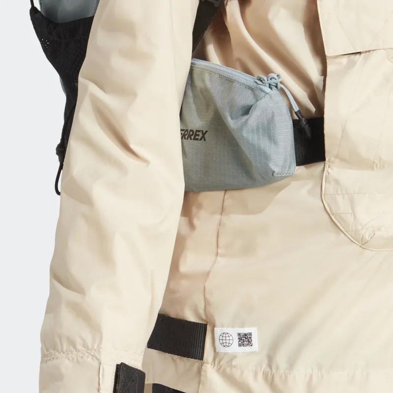 Adidas Windbreaker Jackets Women's Beige Yellow-5