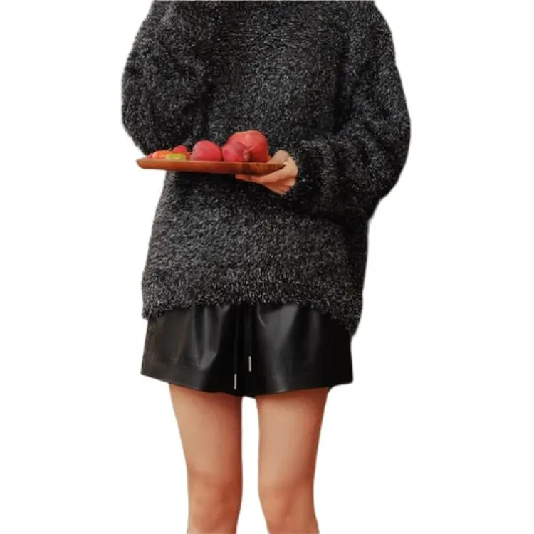 Orange Desire Casual Shorts Women's Elegant Black-7