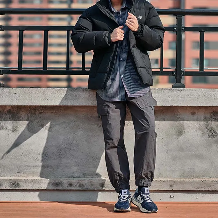 New Balance Down Jacket Unisex Black-9