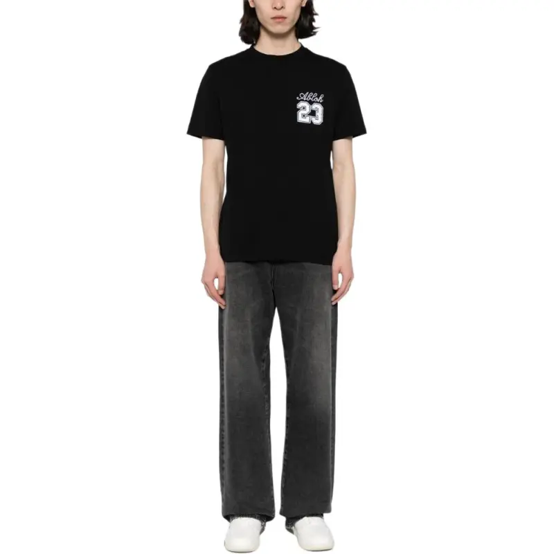 OFF WHITE 23 Embroidered Crewneck T Shirt-2