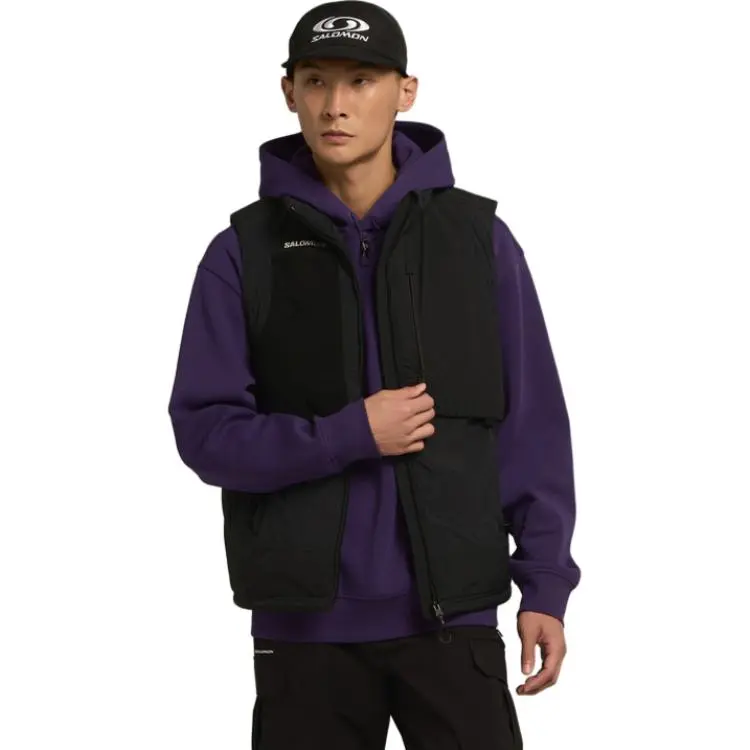 SALOMON PINNACLE INSULATION Vest Men's Navy Blue Black-2
