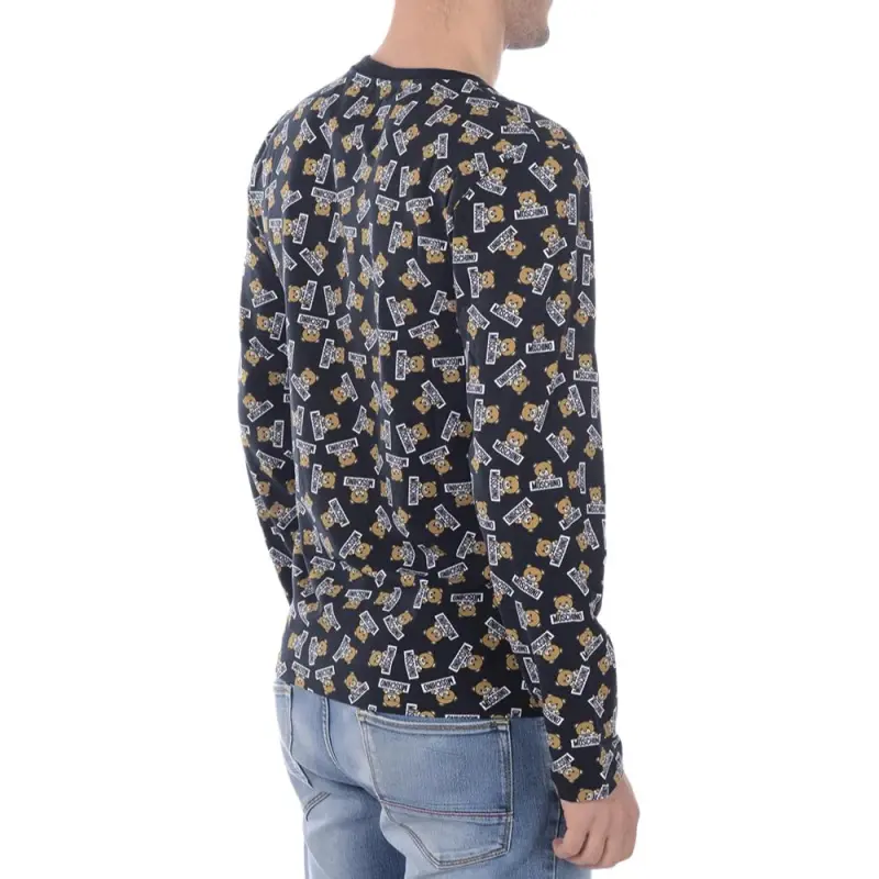 MOSCHINO T Shirts Men Black-2