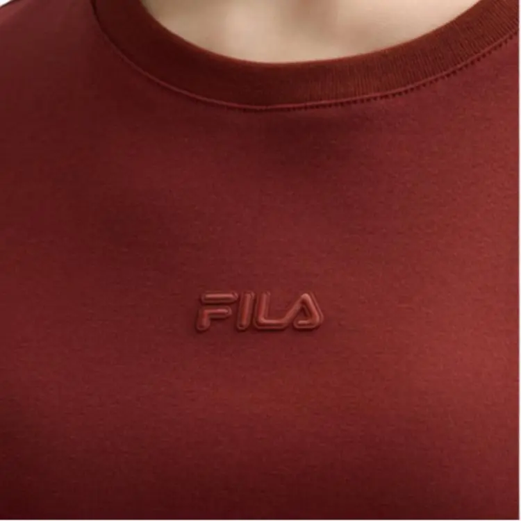 FILA ORIGINALE Short Sleeved Dress Women's Terracotta Red Brown-5