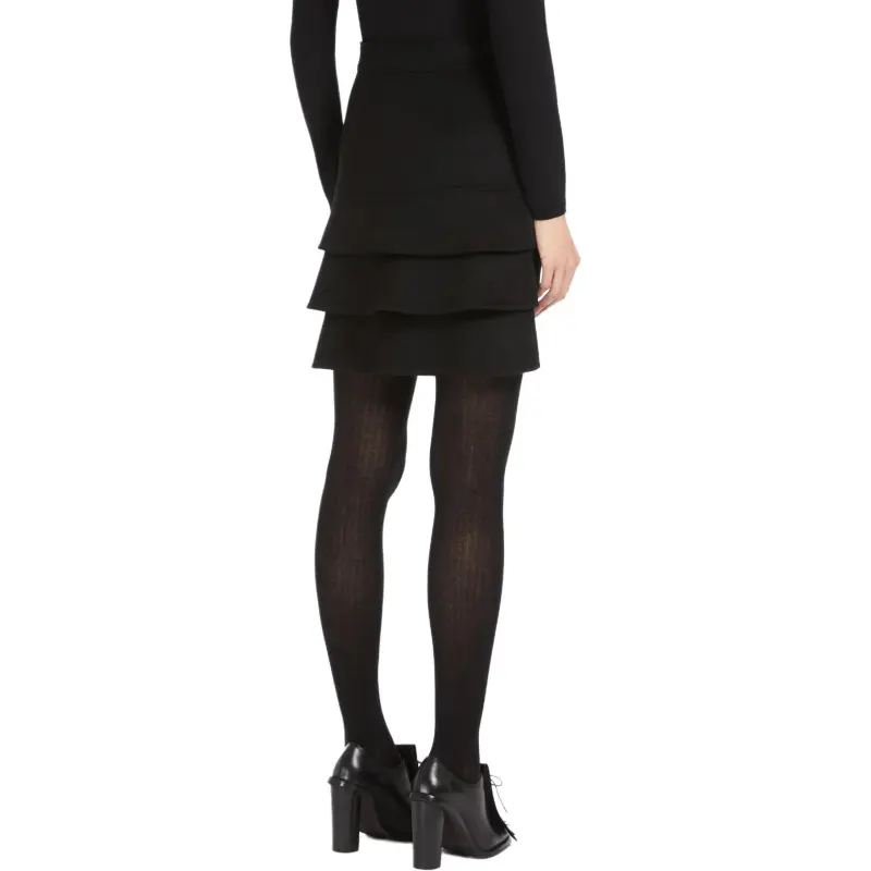 MaxMara Ruffle Detailed Mini Skirt-3